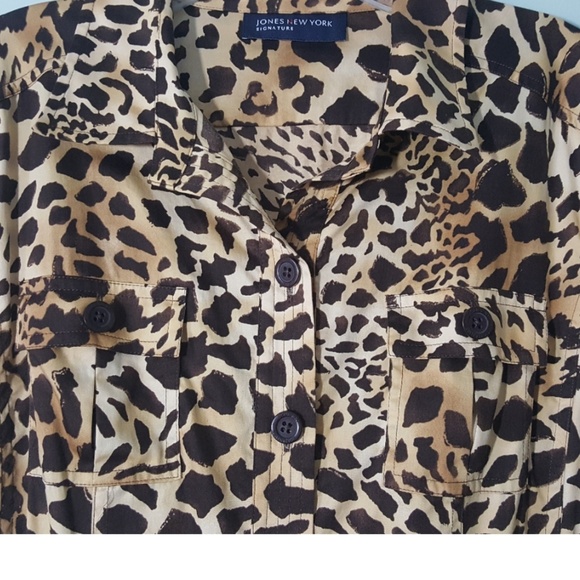 Jones New York Signature animal print  dress - Picture 2 of 6